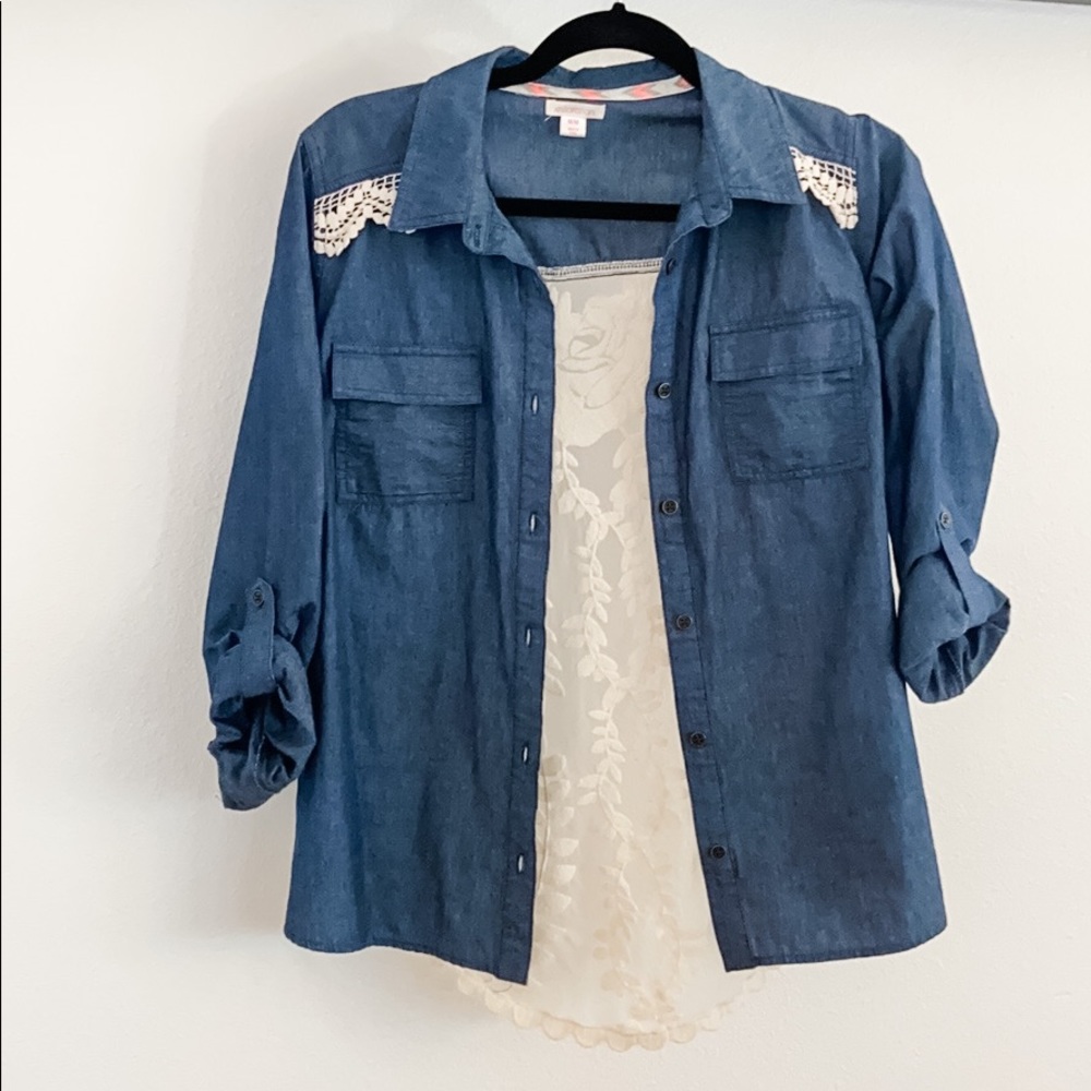 Chambray top